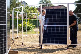 Solar-Iglu wird im Rahmen der EFRE-Wanderausstellung präsentiert